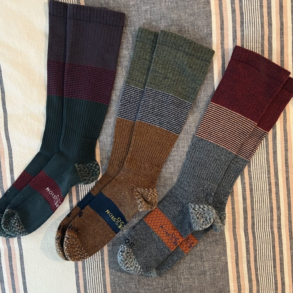 Bombas Everyday Compression Socks 3 Pack (15-20 mmHg) Men's Size L (EUC)